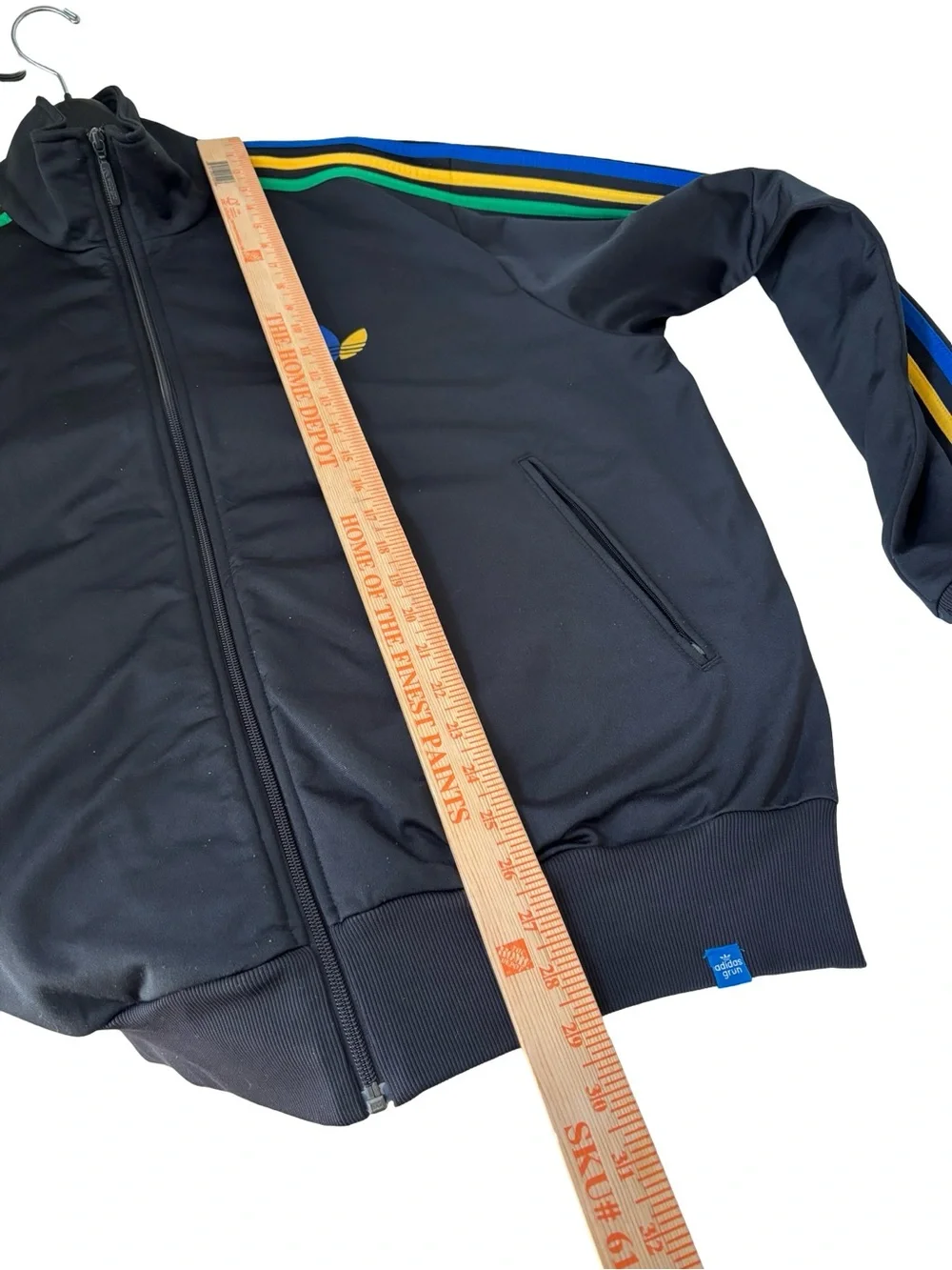 Adidas Grun Mens Black Y2K Jacket Sz XL